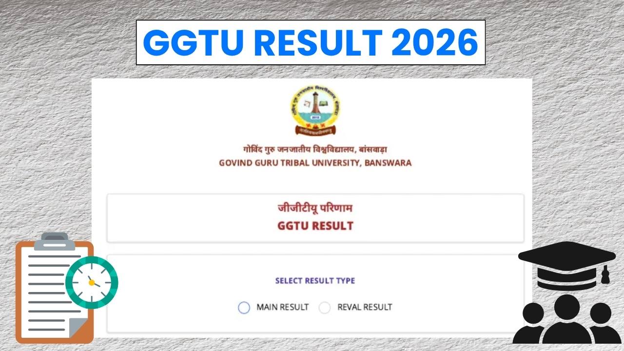 GGTU Result 2026 for BA, BSc & BCom; 1st, 3rd & 5th Semester Marksheet Released Soon