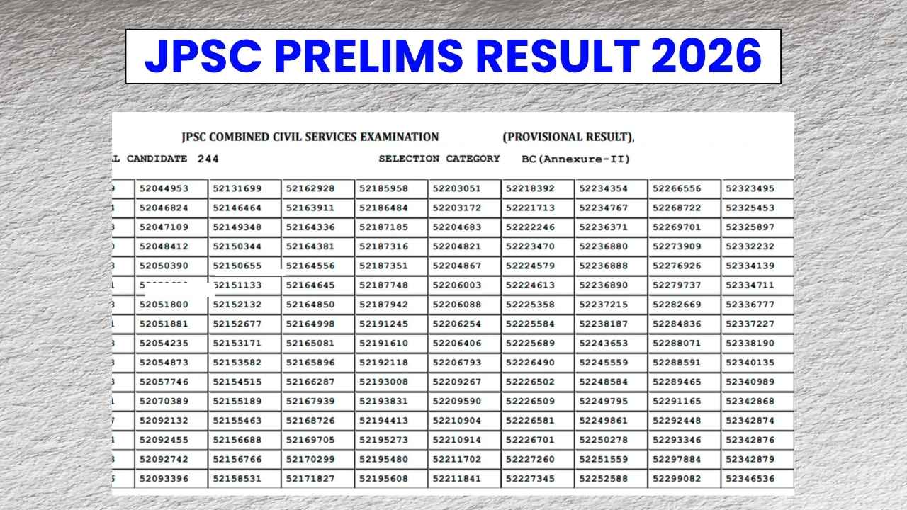 JPSC Prelims Result 2026 for CSE, Expected Cut-off Marks, and Merit List PDF 