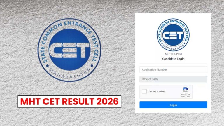 MHT CET Result 2026 for Session 1 Examination, Scorecard Release Update 