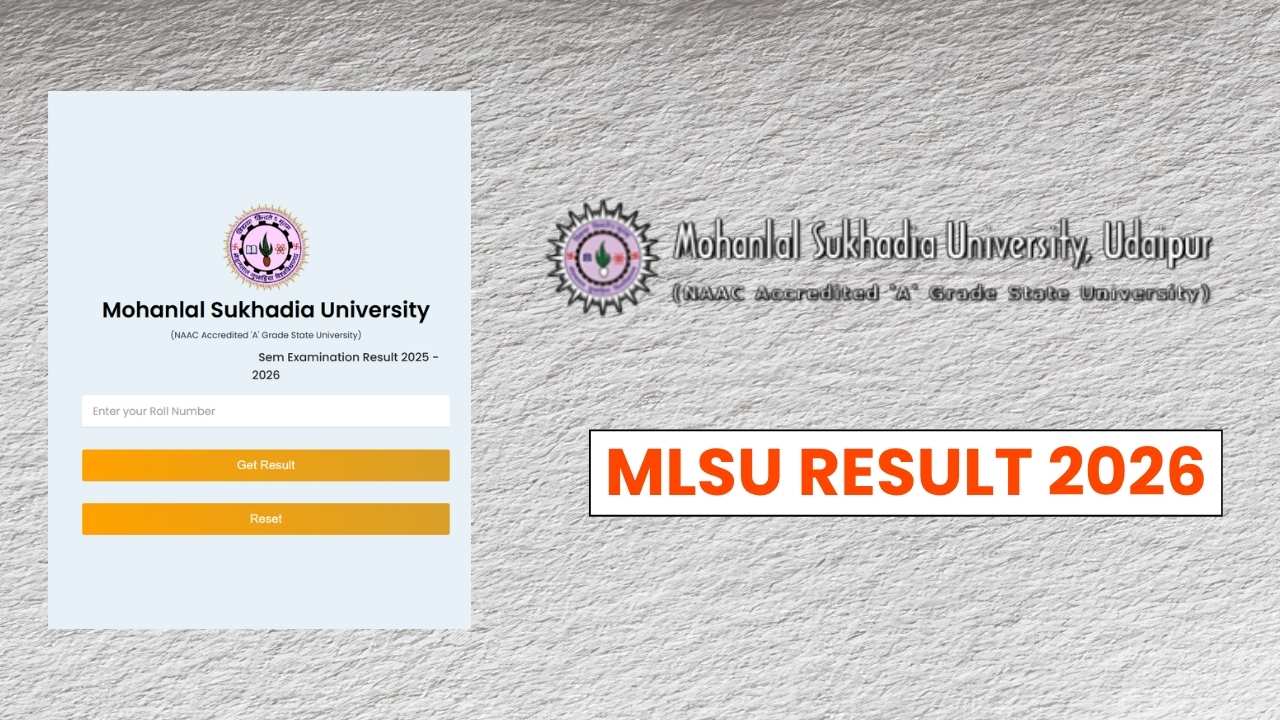 MLSU Result 2026 for Odd Semester Examination, Latest Updates Here 