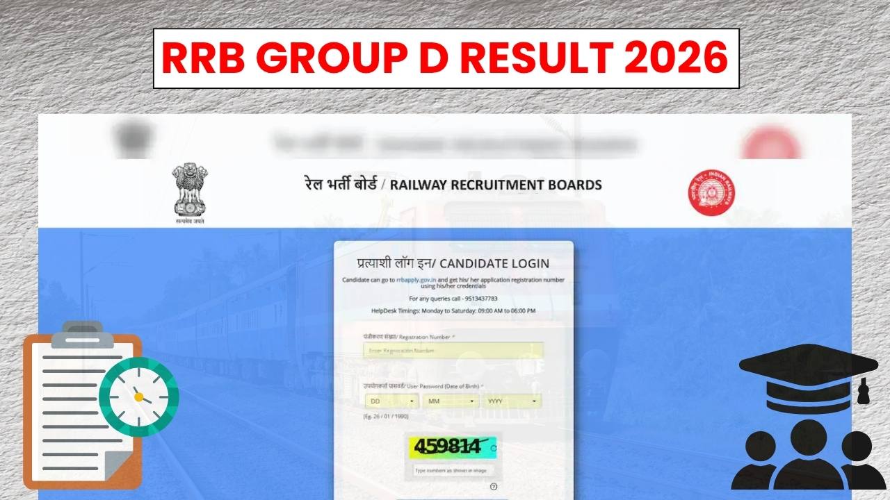 RRB Group D Result 2026 as Merit List, Expected Cut-off Marks Available Here 