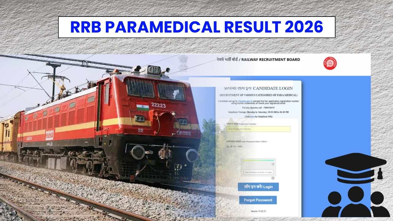 RRB Paramedical Result 2026: Merit List Release Soon, Expected Cut-off Marks
