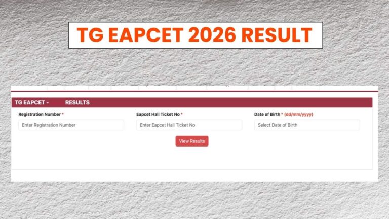 TG EAPCET 2026 Result: Rank Card Release Soon, Counselling Process Details