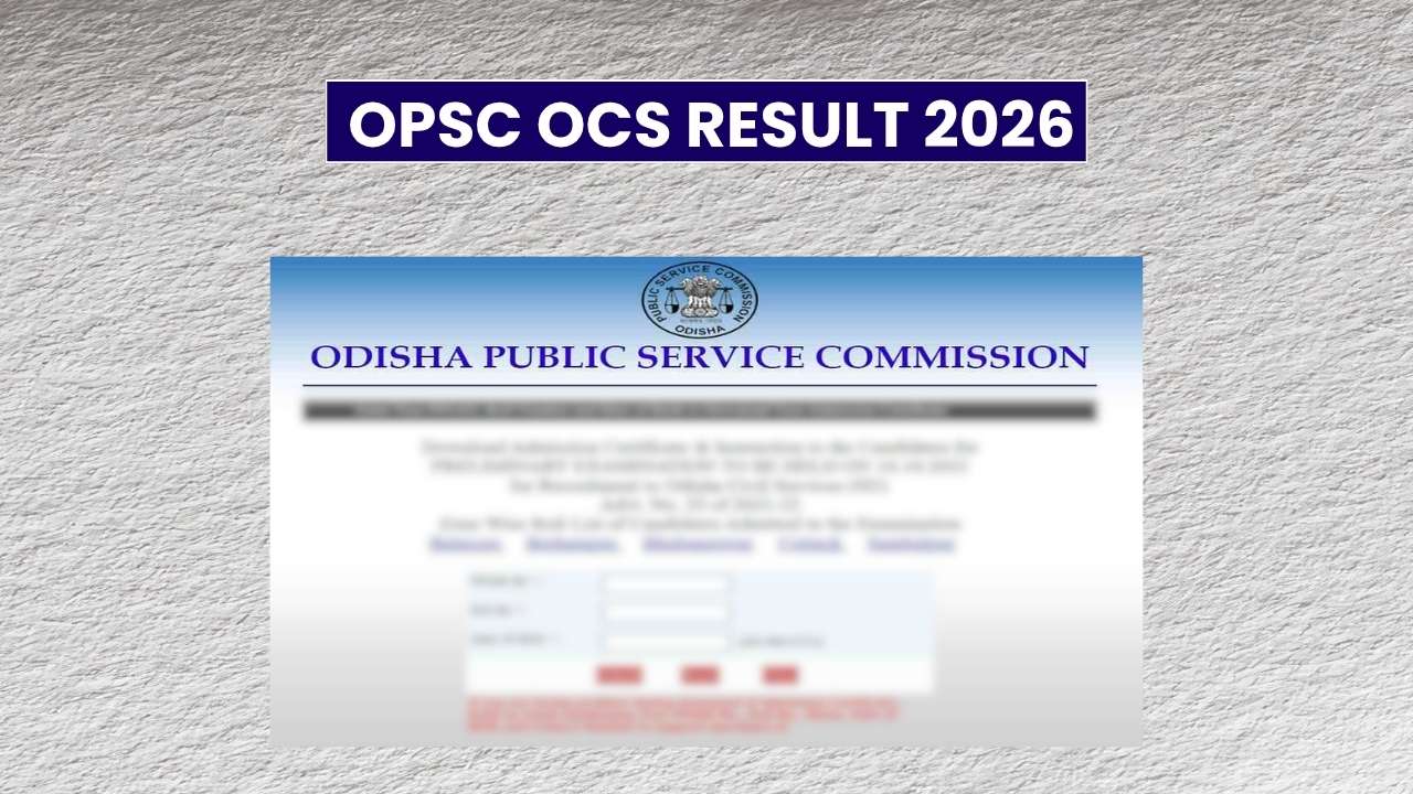 OPSC OCS Result 2026 for Preliminary Examination, Merit List PDF Release Soon