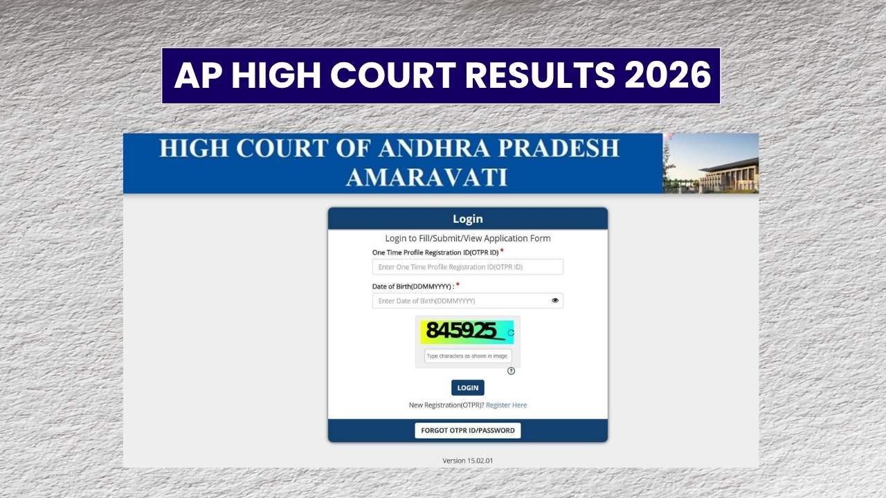 AP High Court Results 2026 Merit List PDF Release Soon, Expected Cut-off Marks 