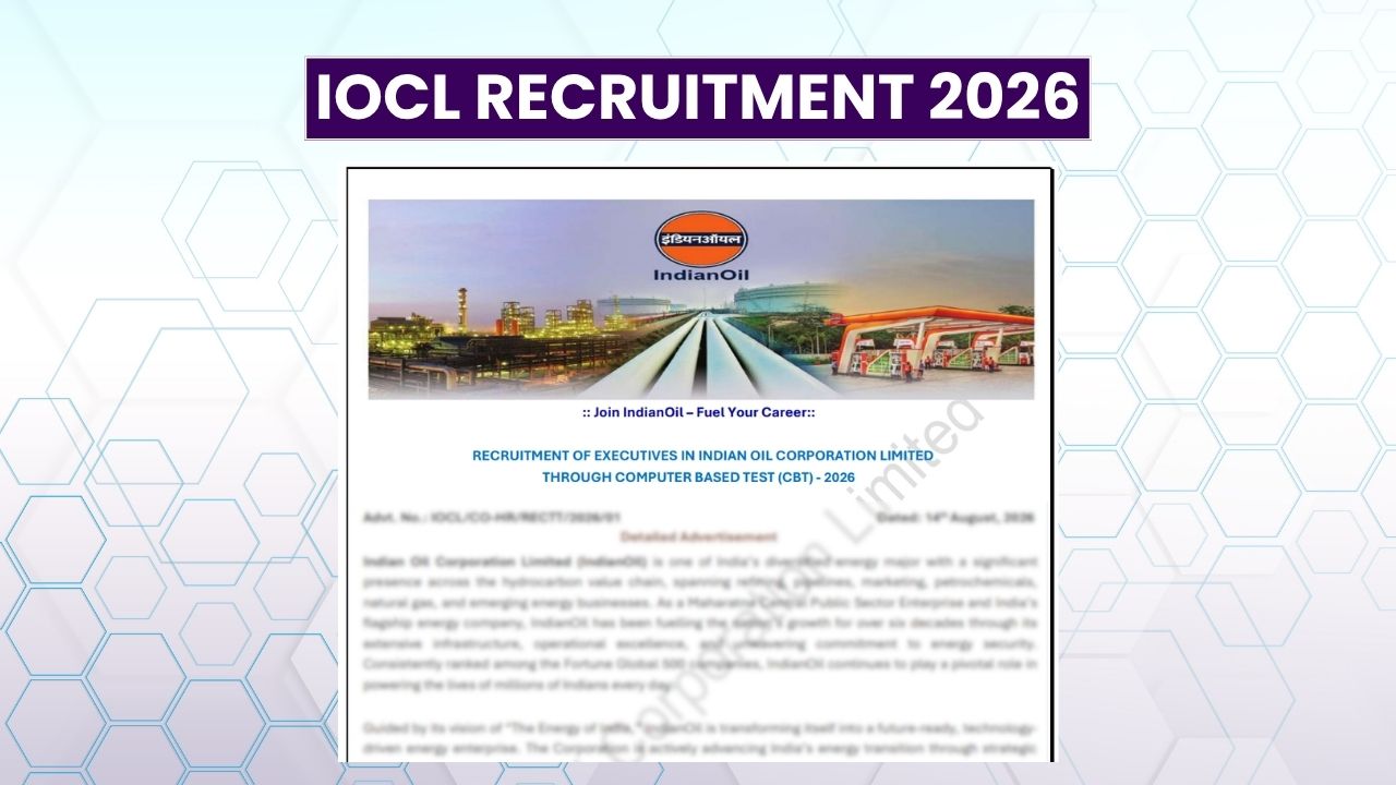 IOCL Recruitment 2026
